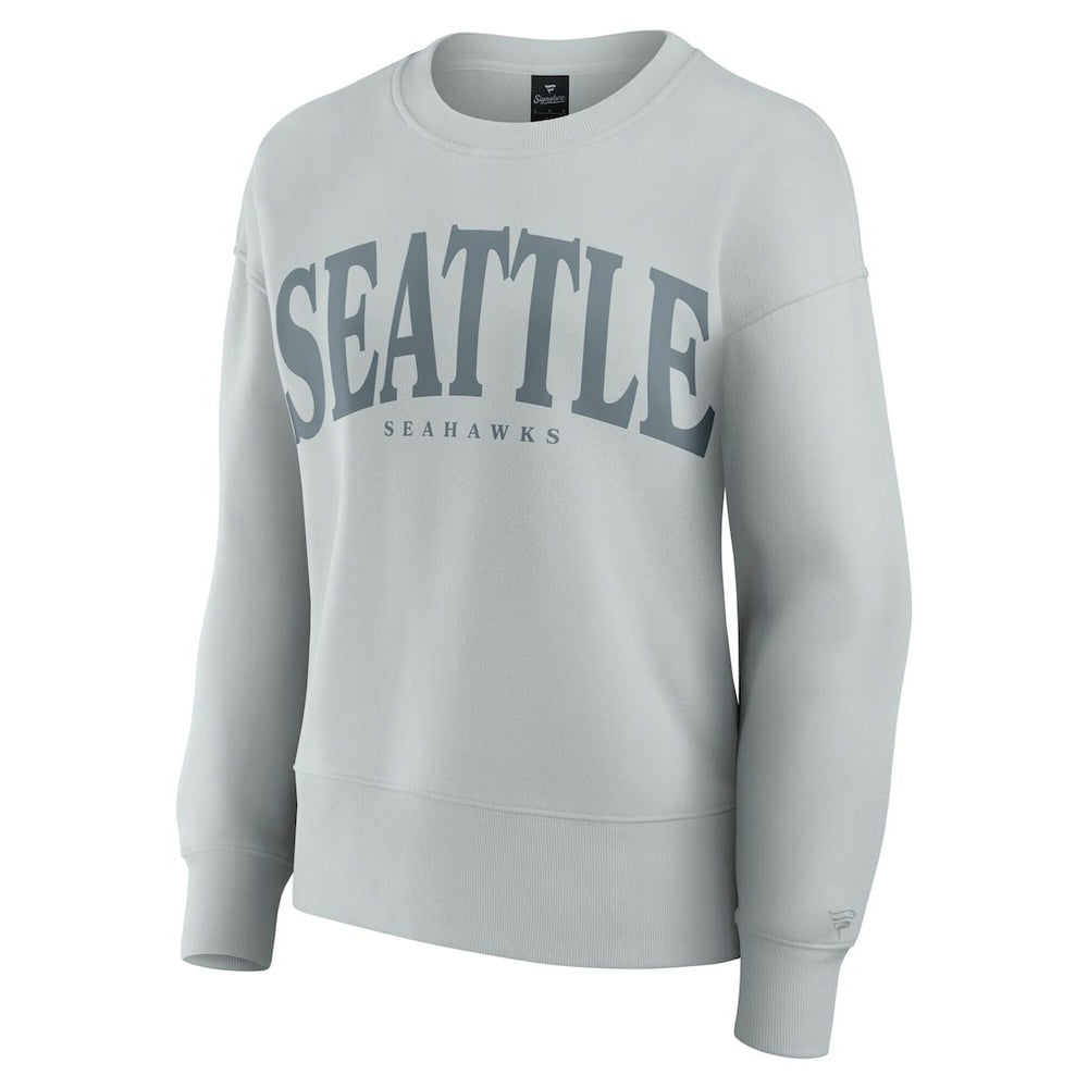 Seattle Seahawks Women's Elements Pullover Sweatshirt - Gray discount
