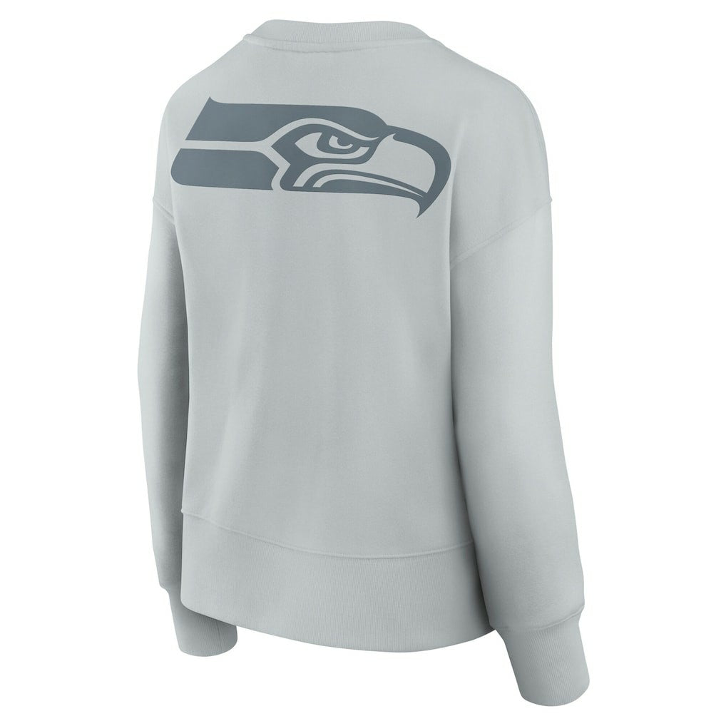 Seattle Seahawks Women's Elements Pullover Sweatshirt - Gray discount