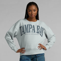Tampa Bay Buccaneers Women's Elements Pullover Sweatshirt - Gray sale