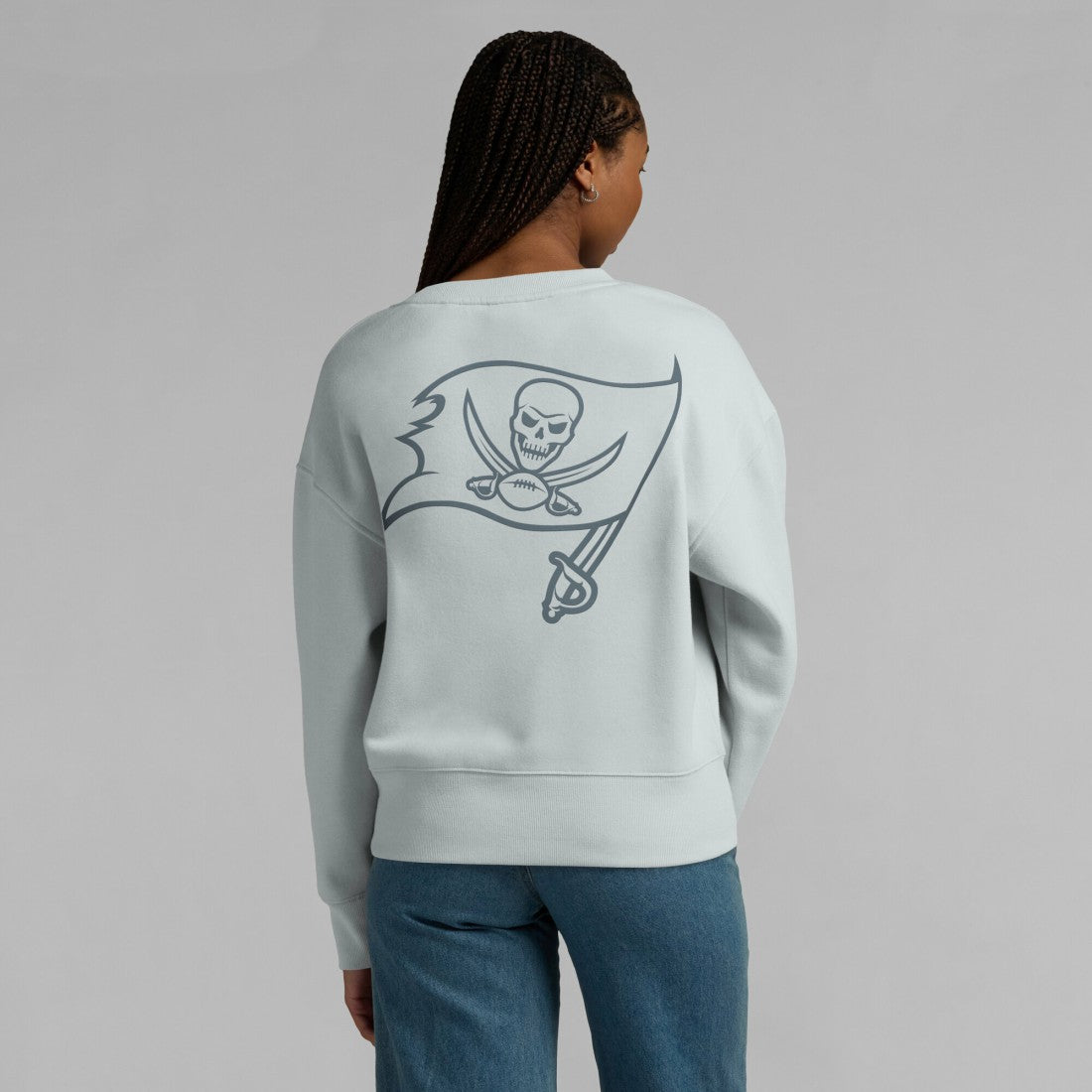 Tampa Bay Buccaneers Women's Elements Pullover Sweatshirt - Gray sale