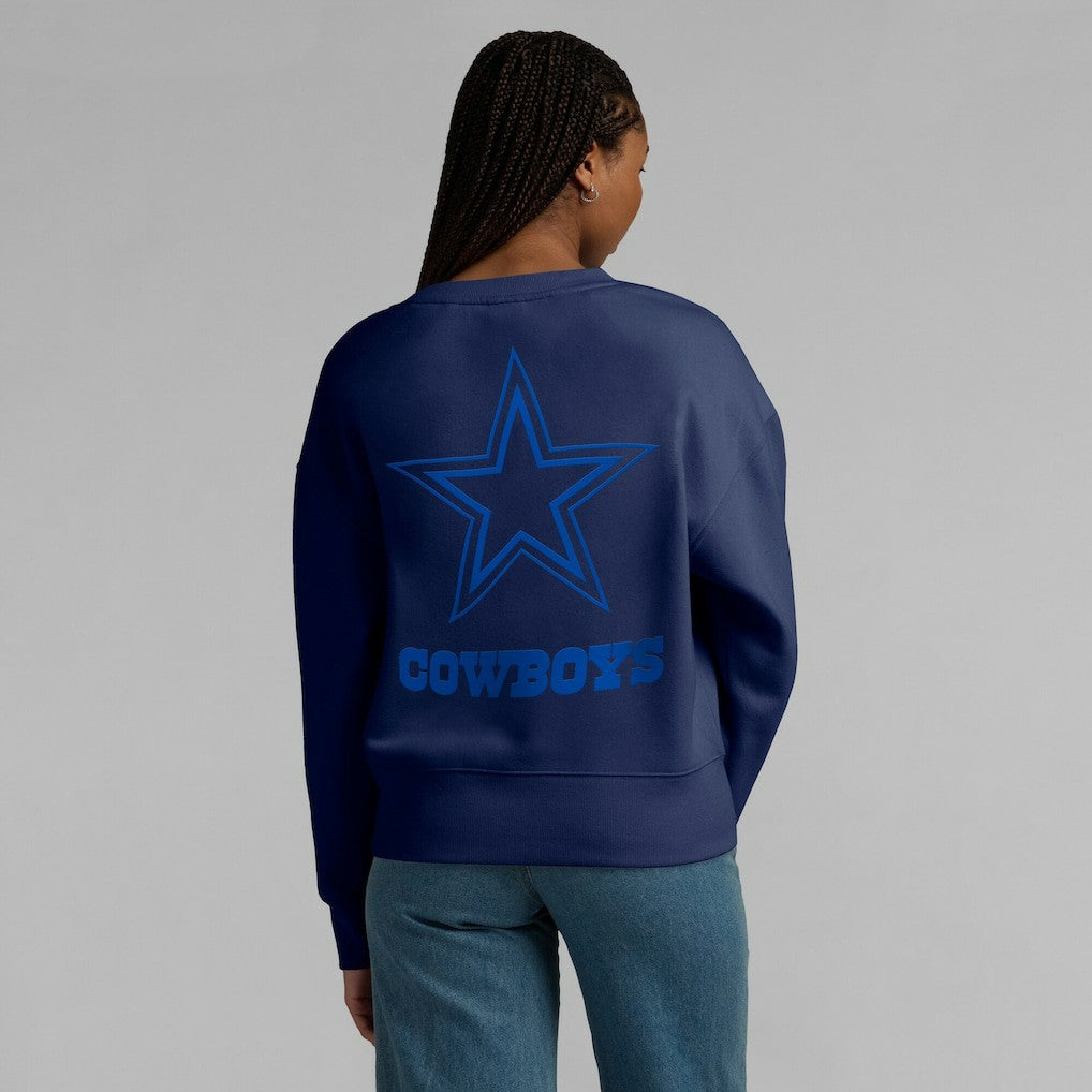 Dallas Cowboys Women's Elements Pullover Sweatshirt - Navy cheap