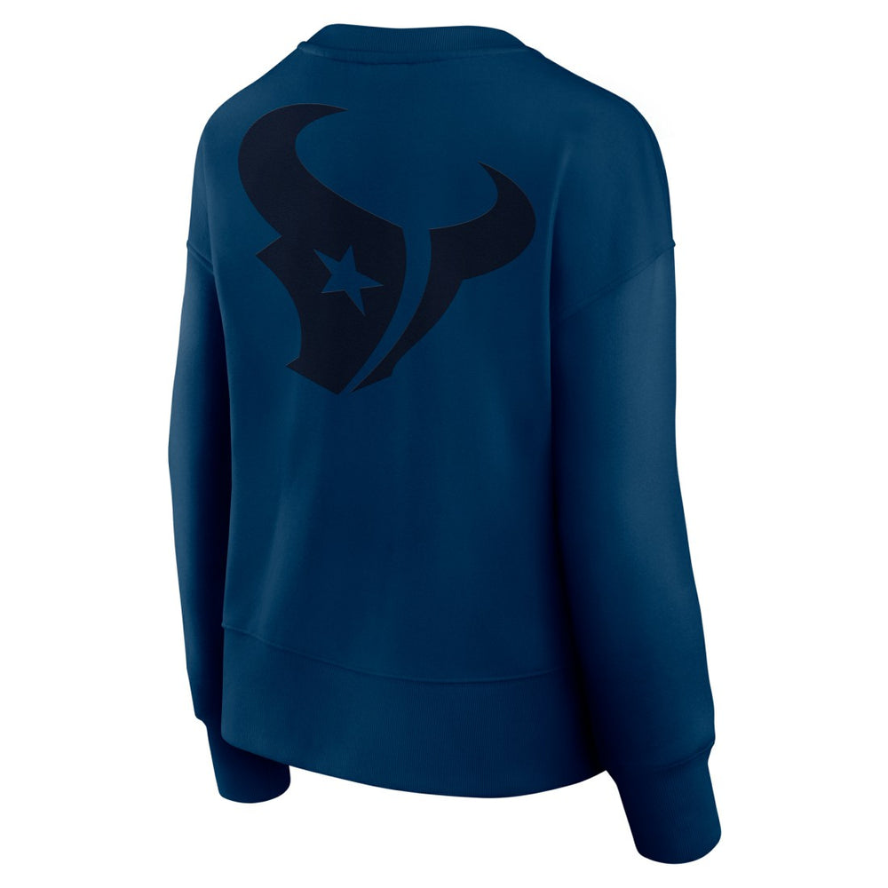Houston Texans Women's Elements Pullover Sweatshirt - Navy on sale