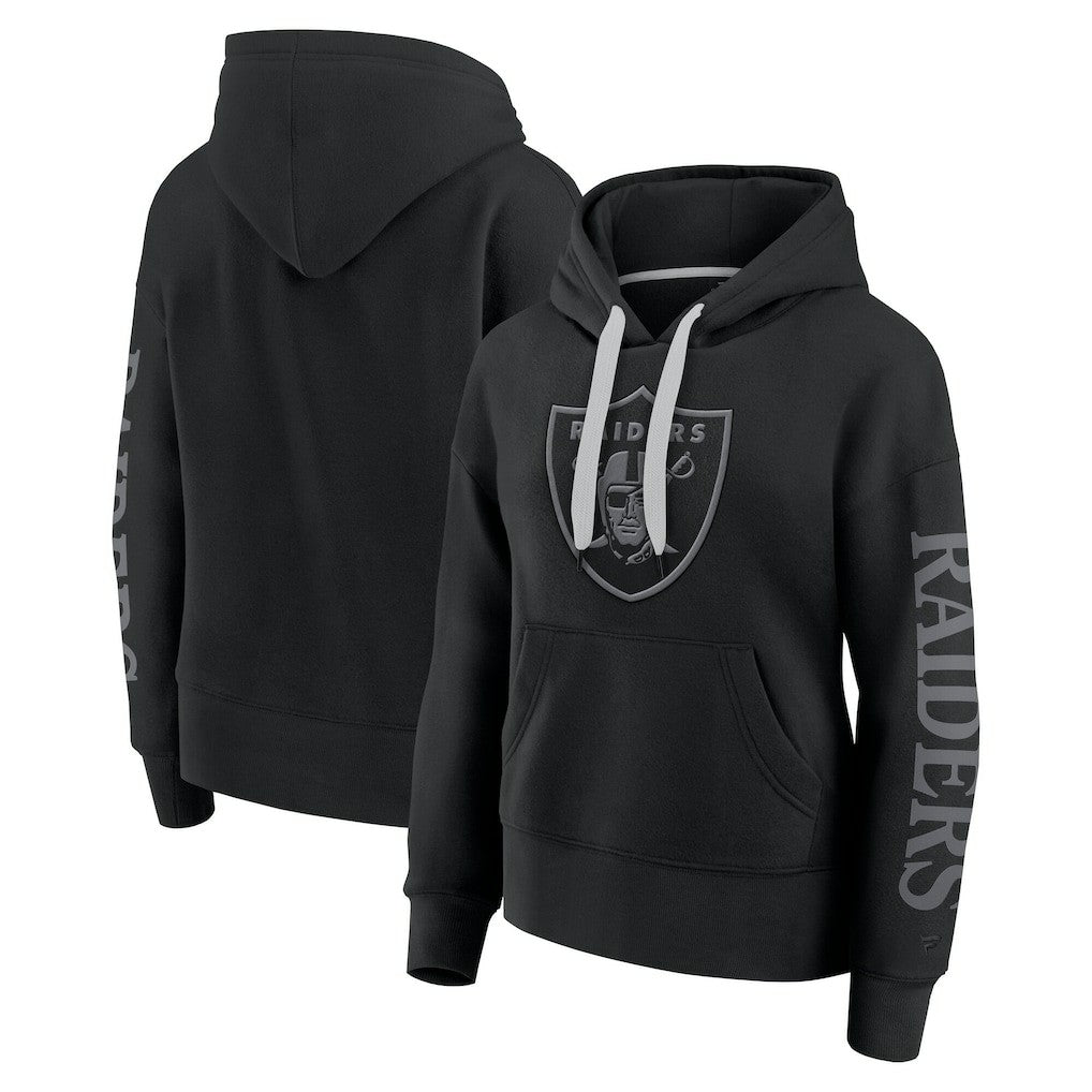 Las Vegas Raiders Women's Elements Next Pullover Hoodie - Black discount