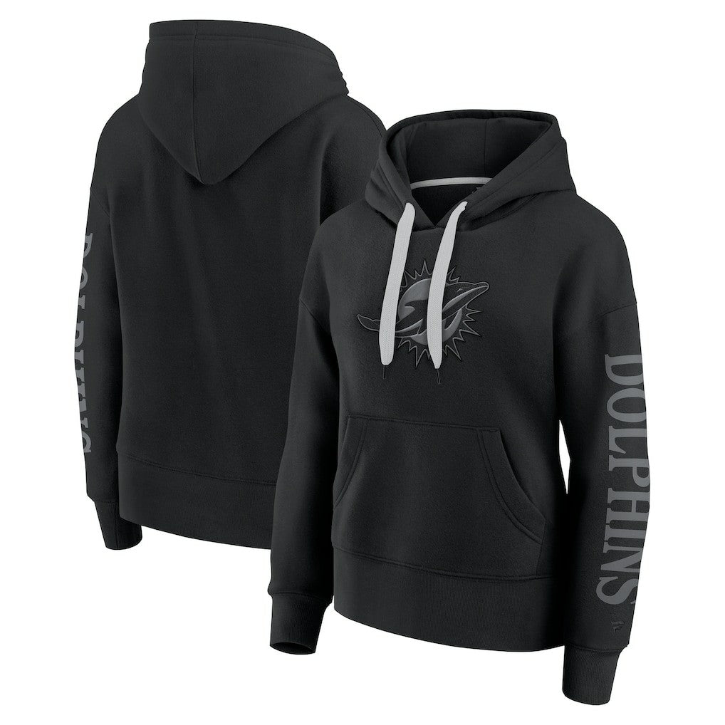 Miami Dolphins Women's Elements Next Pullover Hoodie - Black on sale