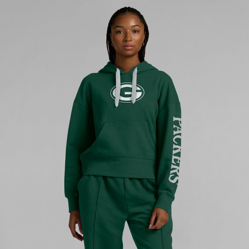 Green Bay Packers Women's Elements Next Pullover Hoodie - Green sale