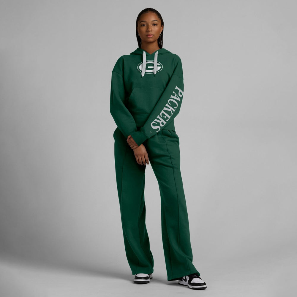 Green Bay Packers Women's Elements Next Pullover Hoodie - Green sale