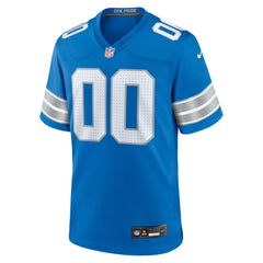Detroit Lions Custom Game Jersey - Blue on sale