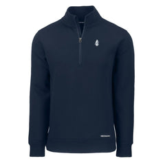 Chicago Cubs Cutter & Buck Cooperstown Collection Roam Eco Recycled Quarter-Zip Pullover Navy
