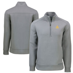 Seattle Mariners Cutter & Buck Cooperstown Collection Roam Eco Recycled Quarter-Zip Pullover Gray