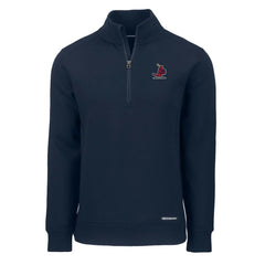 St. Louis Cardinals Cutter & Buck Cooperstown Collection Roam Eco Recycled Quarter-Zip Pullover Navy