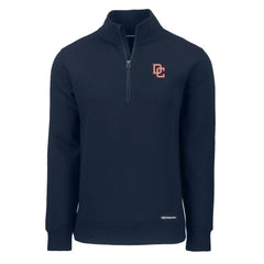 Washington Nationals Cutter & Buck Cooperstown Collection Roam Eco Recycled Quarter-Zip Pullover Navy
