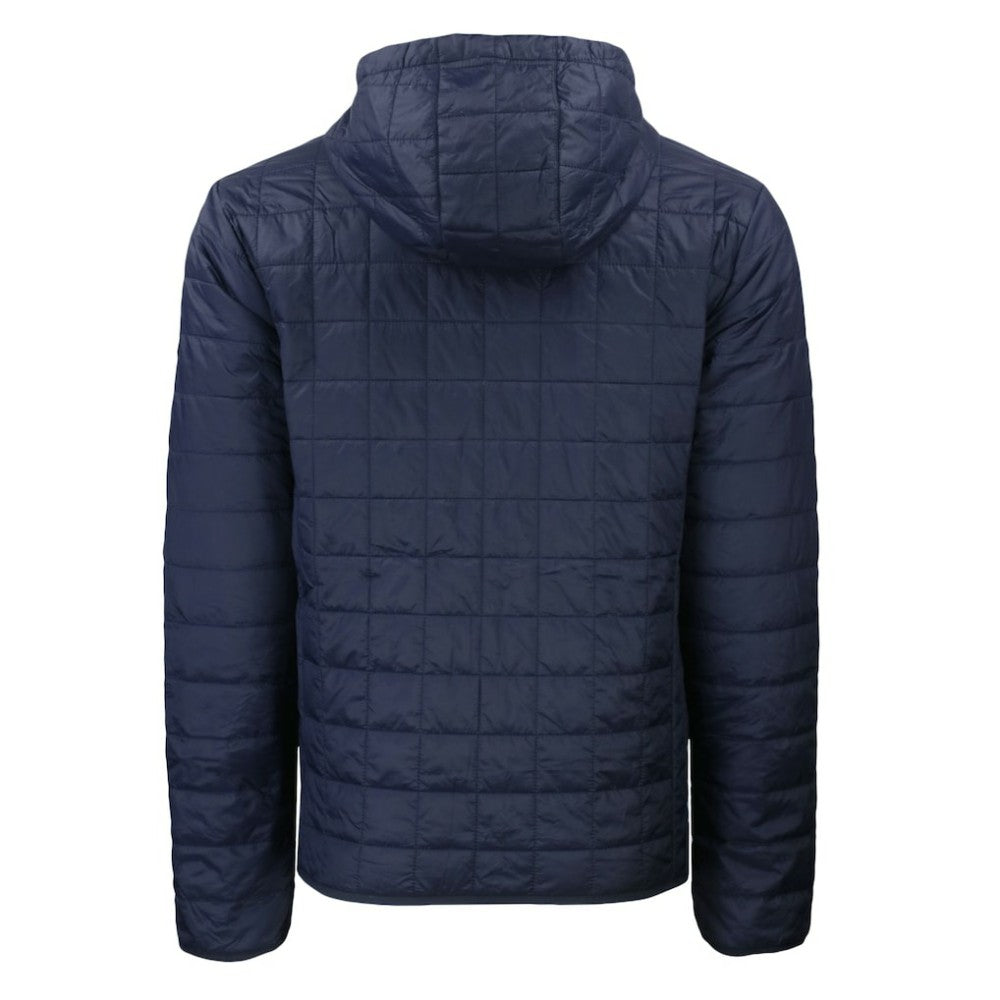 Chicago Cubs Cutter & Buck Cooperstown Collection Rainier Primaloft Eco Full-Zip Hooded Jacket Navy