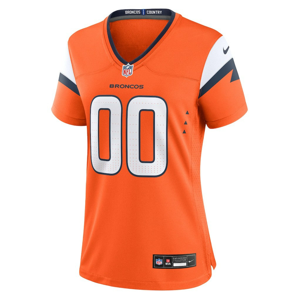 Denver Broncos Women's Mile High Collection Custom Game Jersey - Orange sale