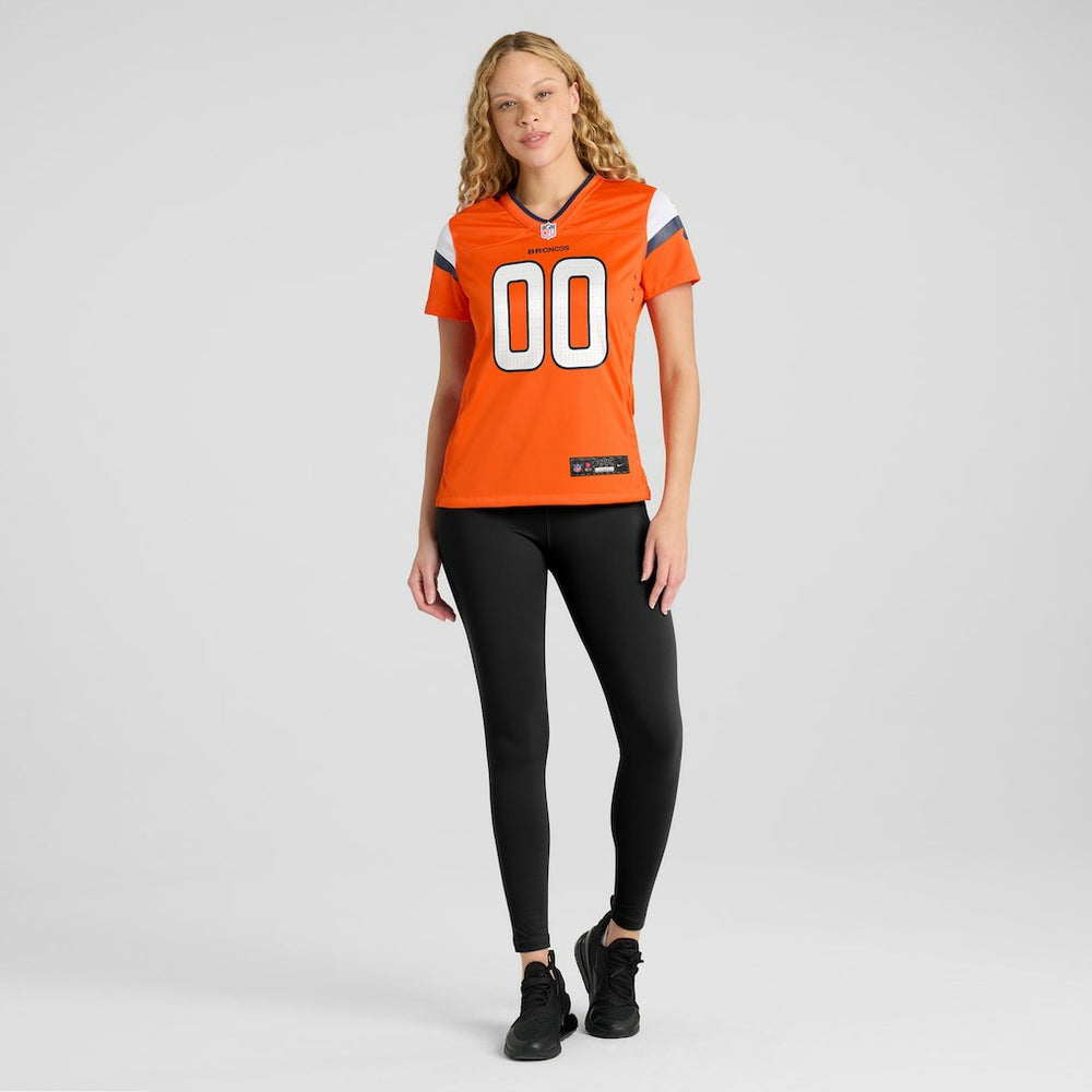 Denver Broncos Women's Mile High Collection Custom Game Jersey - Orange sale