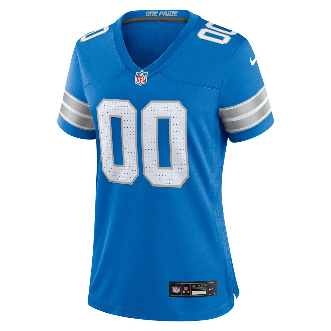 Detroit Lions Women's Custom Game Jersey - Blue outlet