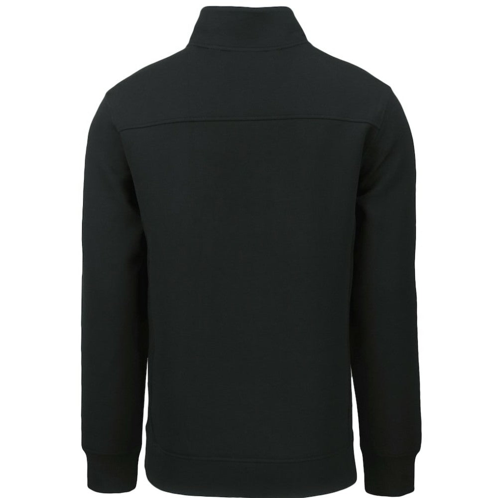 San Francisco Giants Cutter & Buck Roam Eco Recycled Quarter-Zip Pullover Black
