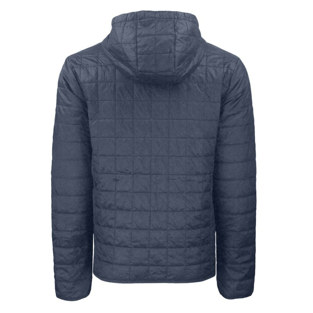 Chicago Cubs Cutter & Buck City Connect Rainier Primaloft Eco Full-Zip Hooded Jacket Anthracite