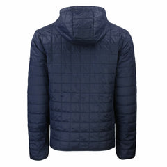 New York Mets Cutter & Buck Americana Rainier Primaloft Eco Full-Zip Hooded Jacket Navy