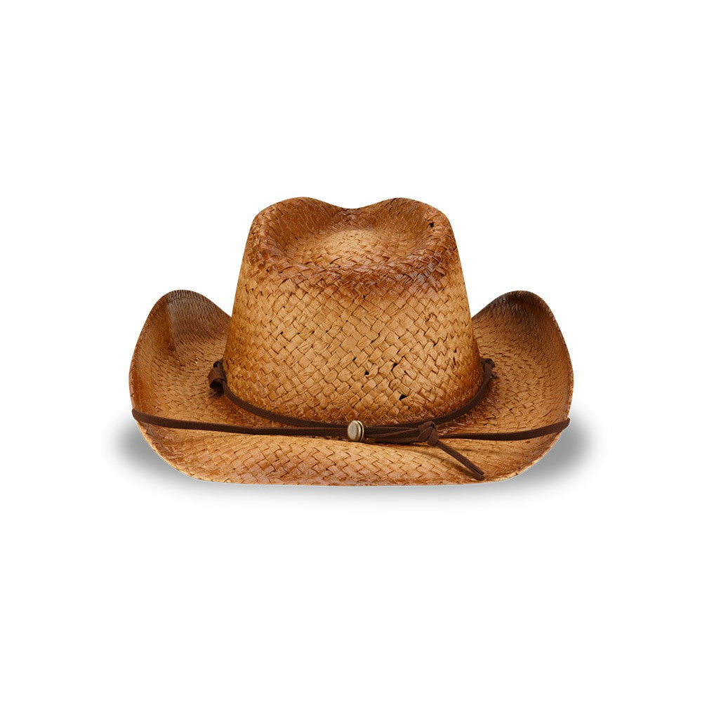 Tennessee Titans New Era Unisex Dutton Curved Brim Straw Hat - Brown cheap