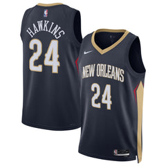 Jordan Hawkins New Orleans Pelicans Unisex Swingman Jersey - Icon Edition - Navy on sale