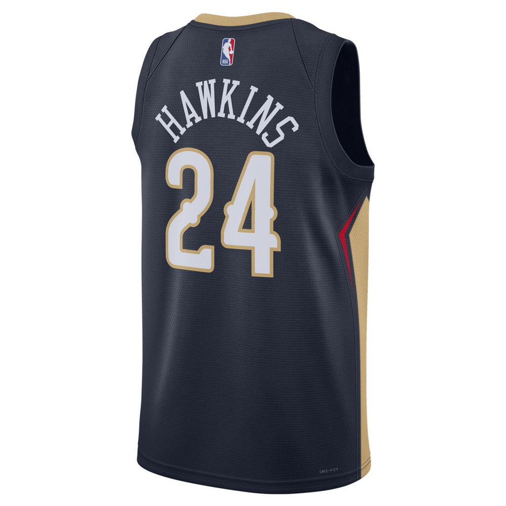 Jordan Hawkins New Orleans Pelicans Unisex Swingman Jersey - Icon Edition - Navy on sale