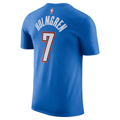 Chet Holmgren Oklahoma City Thunder Icon Edition Name & Number T-Shirt - Blue discount