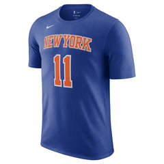 Jalen Brunson New York Knicks Icon Edition Name & Number T-Shirt - Blue cheap