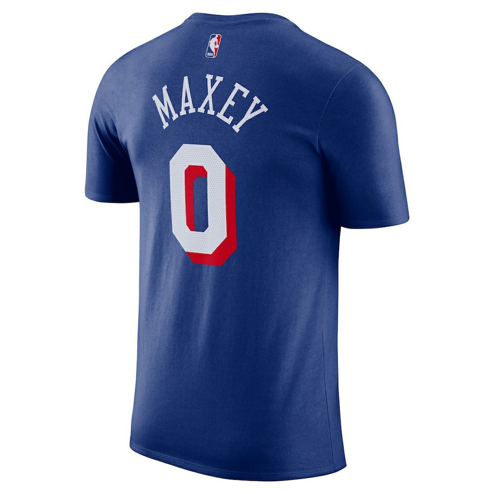 Tyrese Maxey Philadelphia 76ers Icon Edition Name & Number T-Shirt - Royal outlet