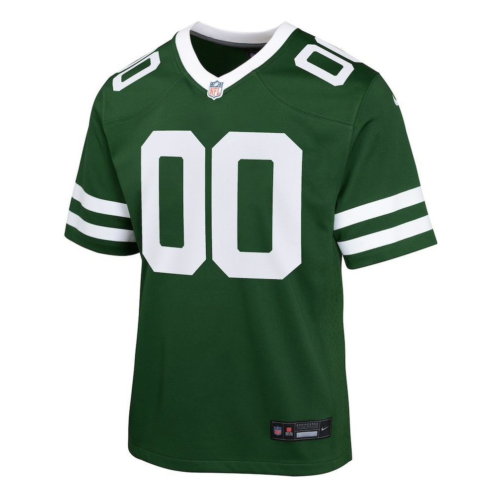 New York Jets Youth Custom Game Jersey - Legacy Green cheap