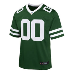 New York Jets Youth Custom Game Jersey - Legacy Green cheap