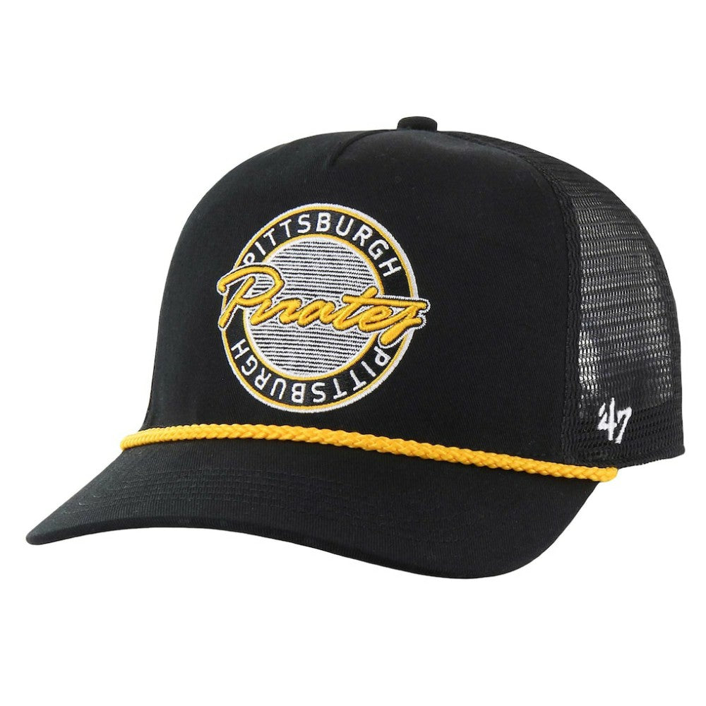 Pittsburgh Pirates Promenade Hitch Adjustable Hat Black