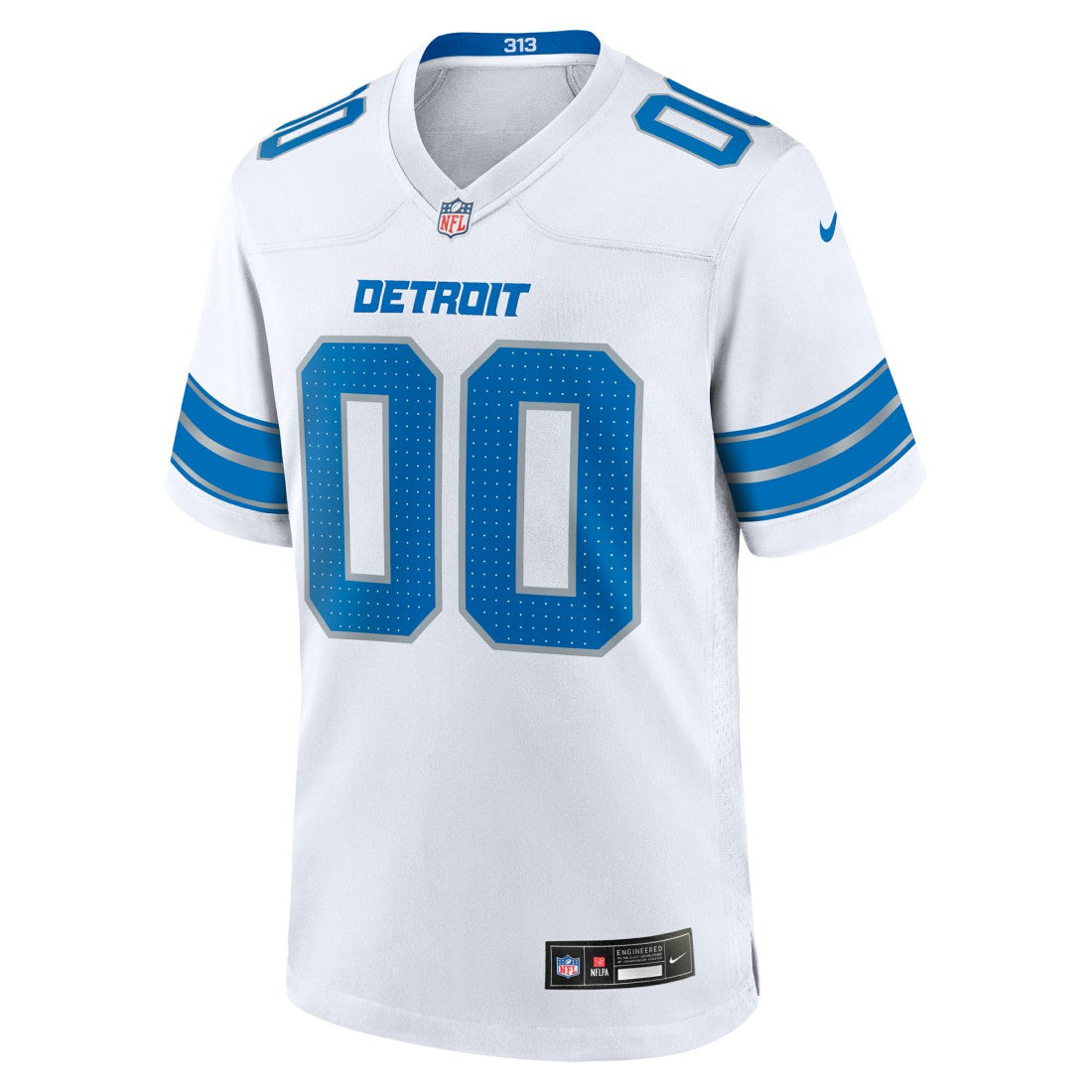Detroit Lions Custom Game Jersey - White for sale