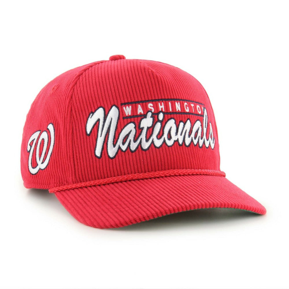 Washington Nationals Corduroy Hitch Adjustable Hat Red