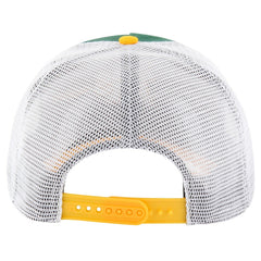 Athletics Gridiron Super Stripe Relaxed Trucker Hitch Adjustable Hat Green