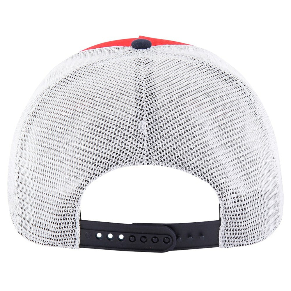 St. Louis Cardinals Gridiron Super Stripe Relaxed Trucker Hitch Adjustable Hat Red