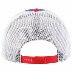Chicago Cubs Gridiron Super Stripe Relaxed Trucker Hitch Adjustable Hat Royal