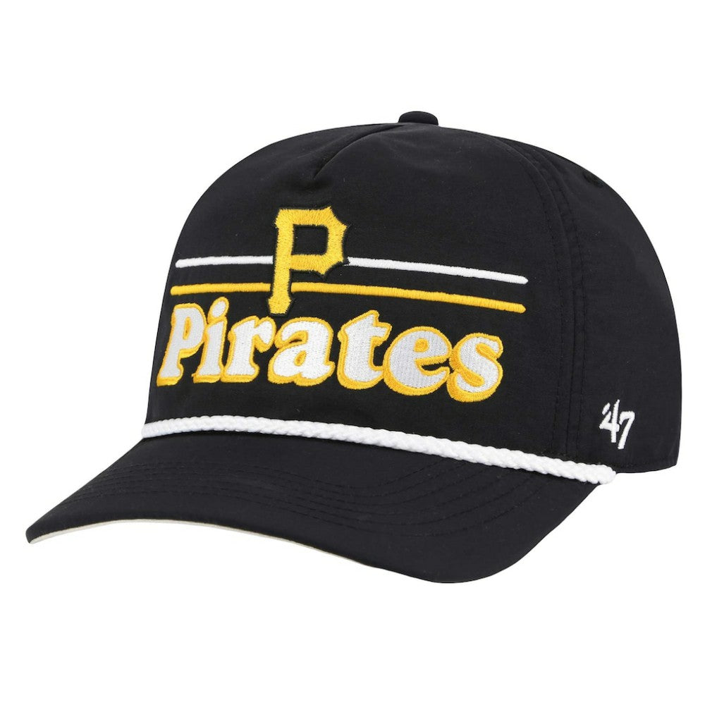 Pittsburgh Pirates Campscape Hitch Adjustable Hat Black