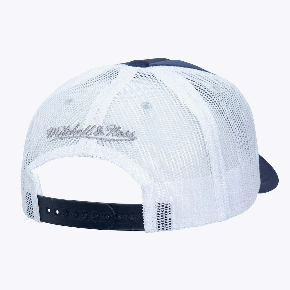 Dallas Cowboys Stripe Front Trucker Adjustable Hat - Navy for sale