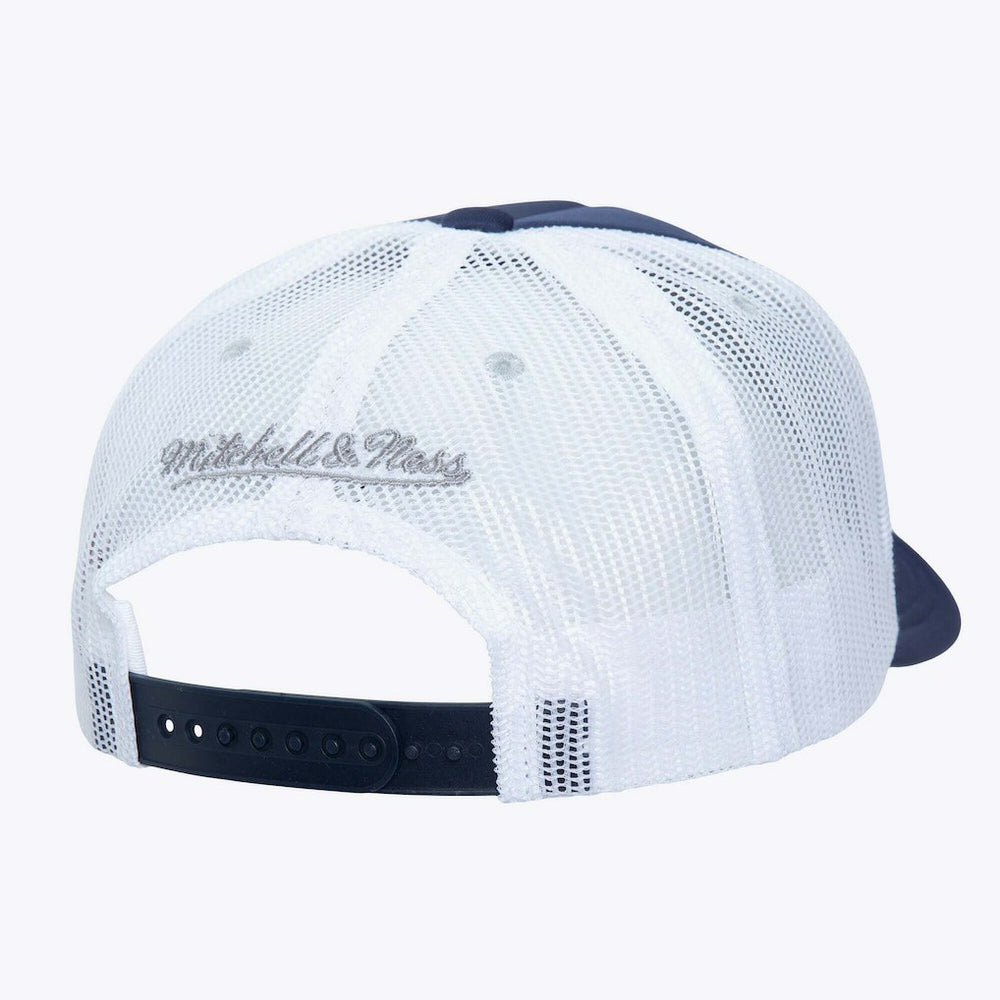 Dallas Cowboys Stripe Front Trucker Adjustable Hat - Navy for sale