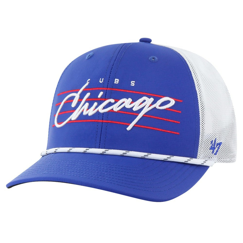 Chicago Cubs Downburst Trucker Adjustable Hat Royal