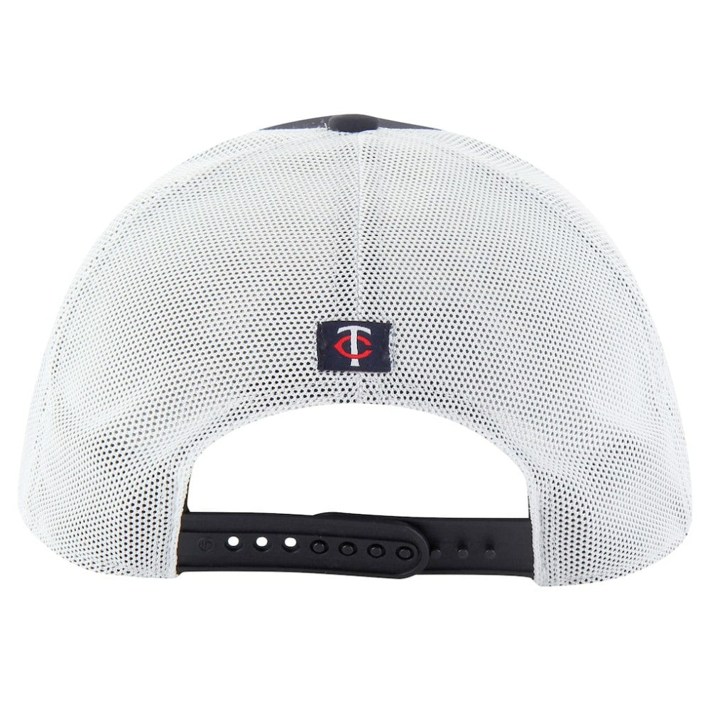 Minnesota Twins Downburst Trucker Adjustable Hat Navy