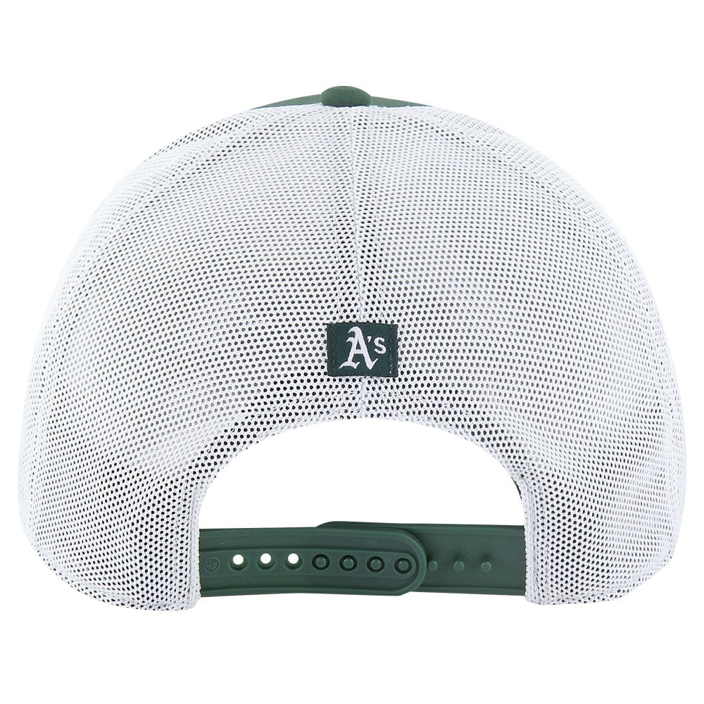 Athletics Downburst Trucker Adjustable Hat Green