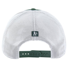 Athletics Downburst Trucker Adjustable Hat Green