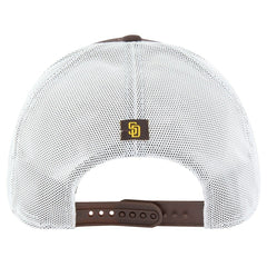 San Diego Padres Downburst Trucker Adjustable Hat Brown