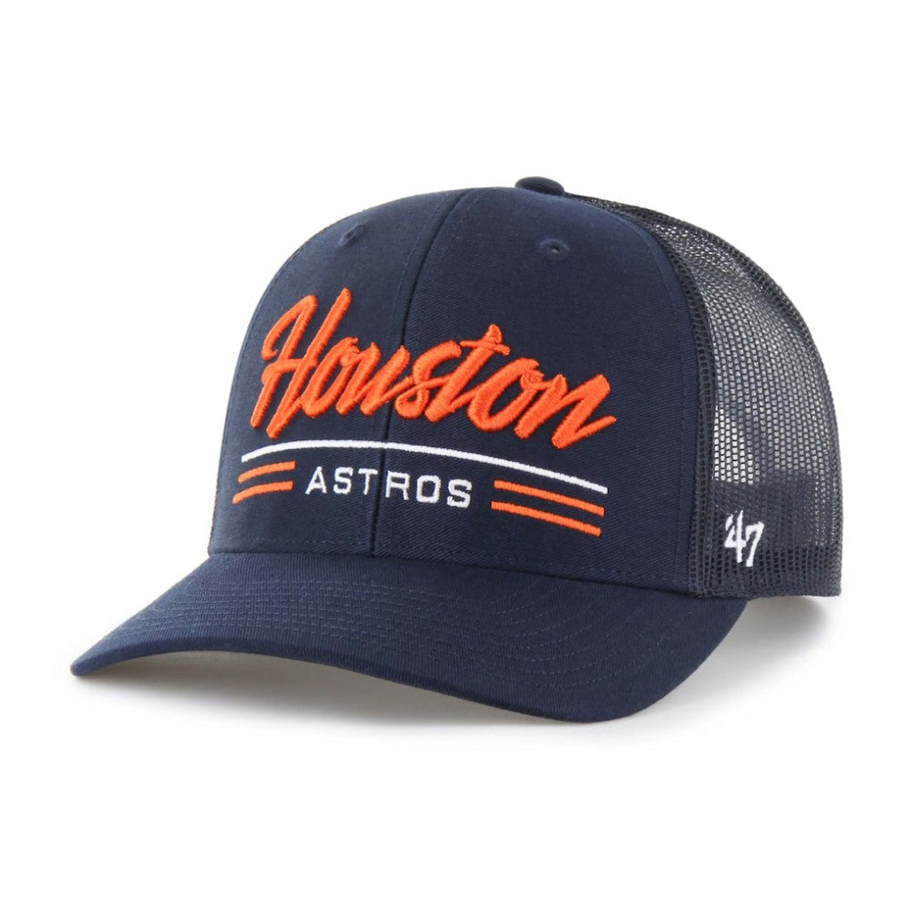 Houston Astros Garner Trucker Adjustable Hat Navy