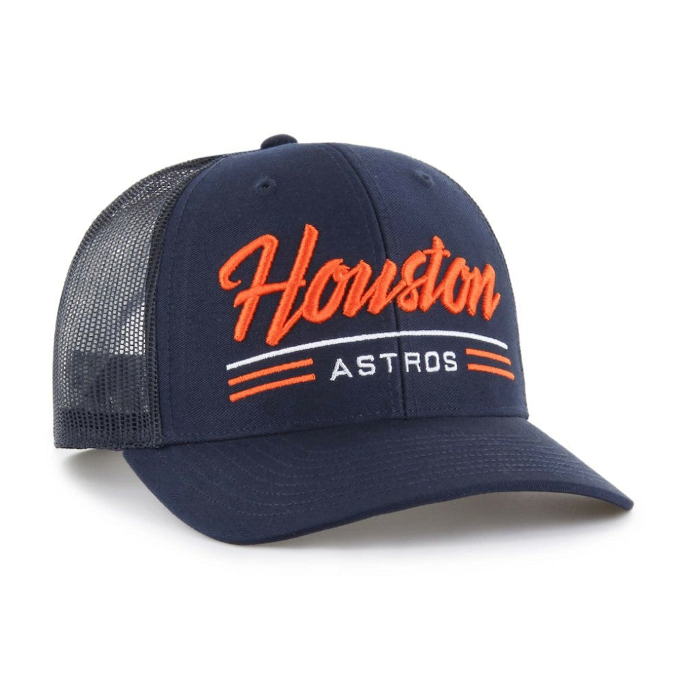 Houston Astros Garner Trucker Adjustable Hat Navy