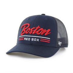Boston Red Sox Garner Trucker Adjustable Hat Navy