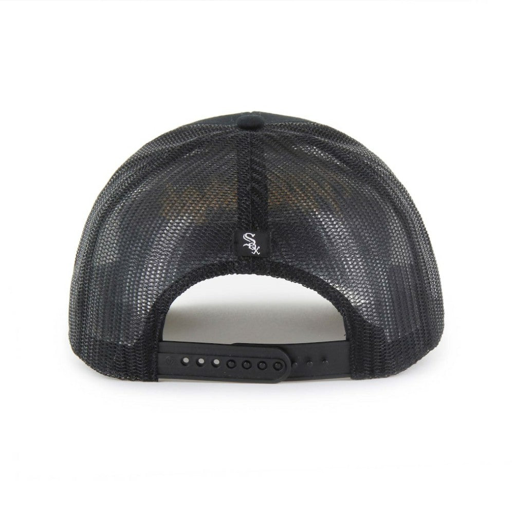 Chicago White Sox Garner Trucker Adjustable Hat Black