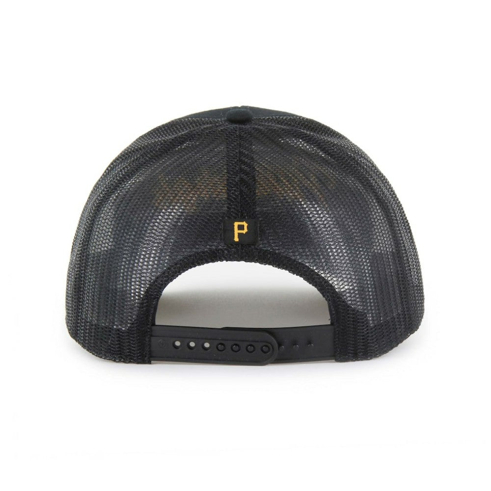 Pittsburgh Pirates Garner Trucker Adjustable Hat Black