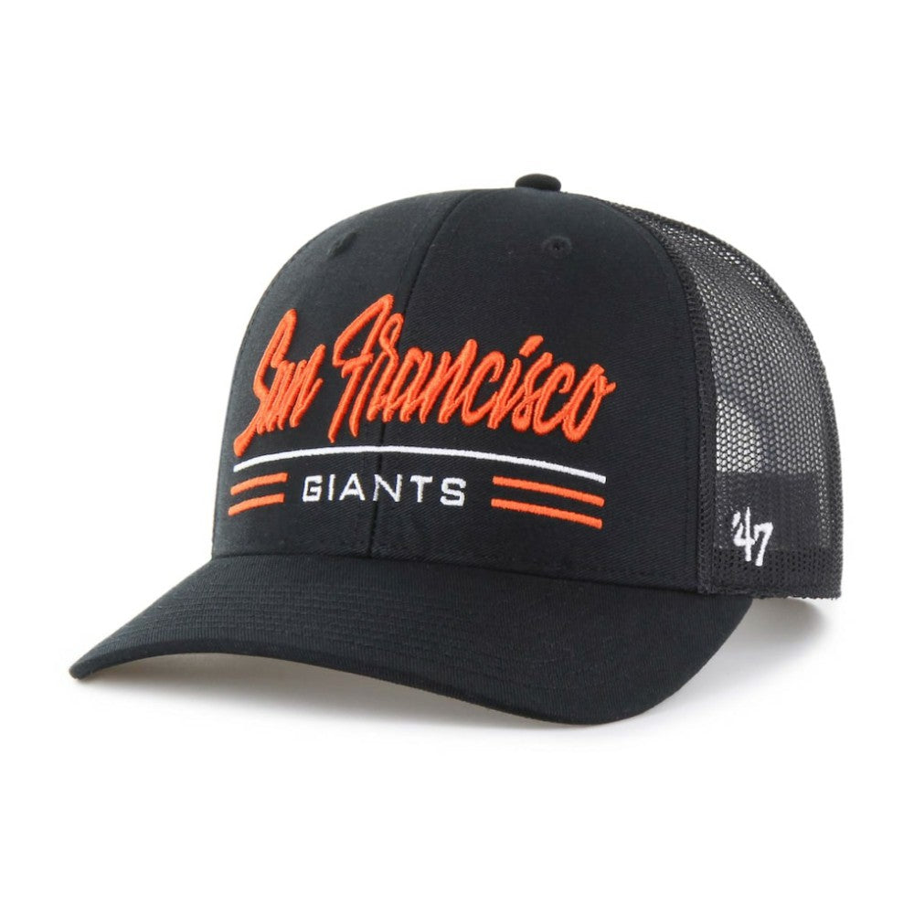 San Francisco Giants Garner Trucker Adjustable Hat Black